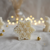 Snowflake Christmas Candle