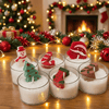 Jumbo Tea Light Christmas Candle Set