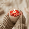 Red Daisy Jar Candle - Agira Living