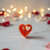 Red Heart Tea Light Candles - Agira Living